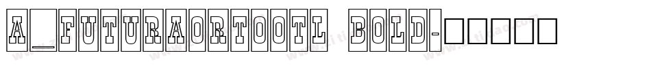 a_FuturaOrtoOtl Bold字体转换